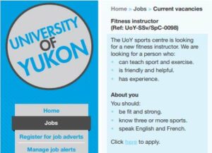 What vacancy are the UoY centre looking for