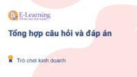 Câu hỏi và đáp án môn Trò chơi kinh doanh EHOU